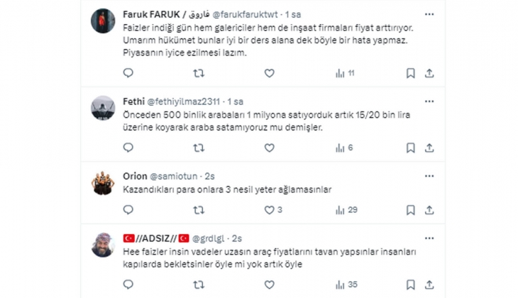 Galericilerden faiz indirimi çağrısı geldi: Faizler ve vade süreleri revize edilsin!