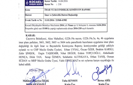 Dumankaya Çayırova projesinde imar değişikliği mi yapıldı?