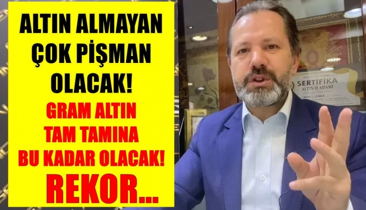 Altın almayan çok pişman olacak! İslam Memiş yeni rekoru açıkladı! Bu rakamı görenler kendini yerden yere atacak