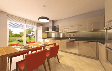 Asmalı Bahçeler örnek daire!