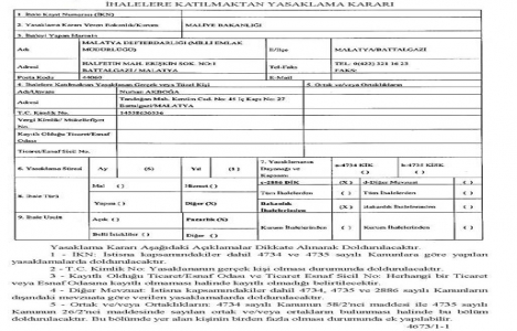 Milli Emlak Müdürlüğü nden Nurhan Akboğa ya ihale yasağı!