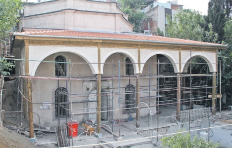 Tarihi Aliağa Camii restorasyon