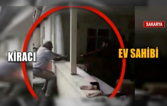 Sakarya da ev sahibi ve kiracı arasında baltalı kavga!