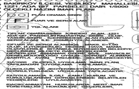 CNR Expo Fuarı imar planı tadilatı askıda!