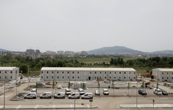 İstanbul daki sahra hastanelerinin inşaatında sona gelindi!