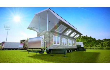 İtalyanlar 6 saatte villa yaptı!