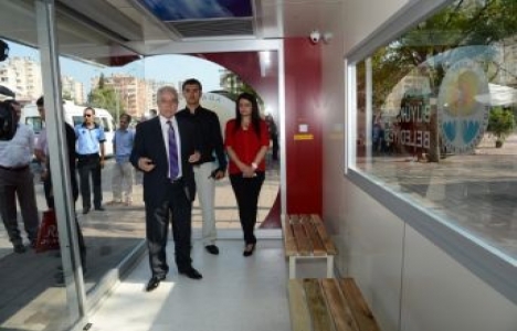 Adana'daki klimalı duraklar yoğun ilgi görüyor!