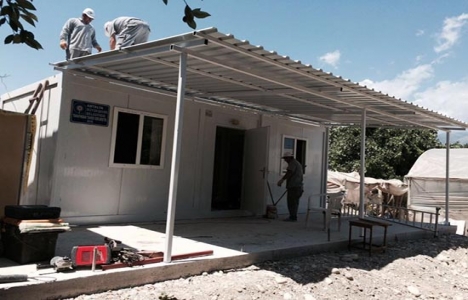 Antalya Büyükşehir'den Saliha Gedikli’ye konteyner ev!