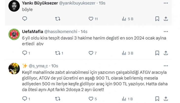 Kira tespit davasında keşif ve bilirkişi ücreti detayı! Rakam rakam açıklandı!