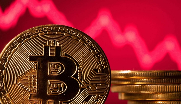 Bitcoin de dün hızlı yükselil bugün terse döndü!