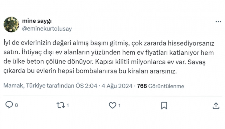 Mağdur ev sahibinden kiracı tepkisi: Son dönemin yeni yatırım aracı Milletin evinde kiracı olmak!