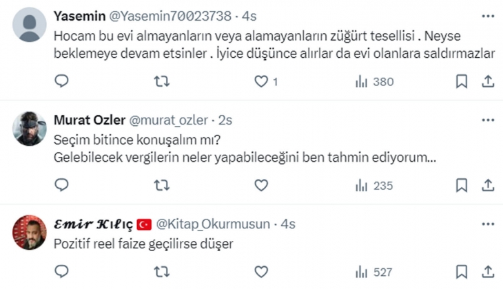 Tebernüş Kireçci: Konut inşaatları hız kesecek, şu anki konutlar daha da değerlenecek!