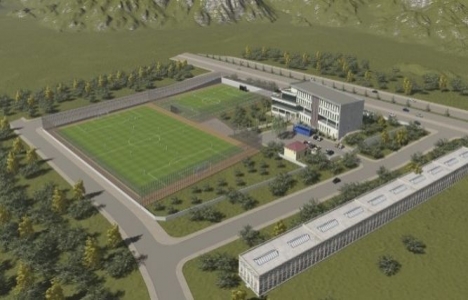 Çorum Belediyespor Tesisleri'nin kaba inşaatı tamam!