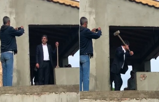 Aykut Erdoğdu kendi villasını yıktı!