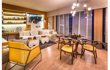 Sinpaş Altın Kuleler in örnek dairesine yoğun ilgi!