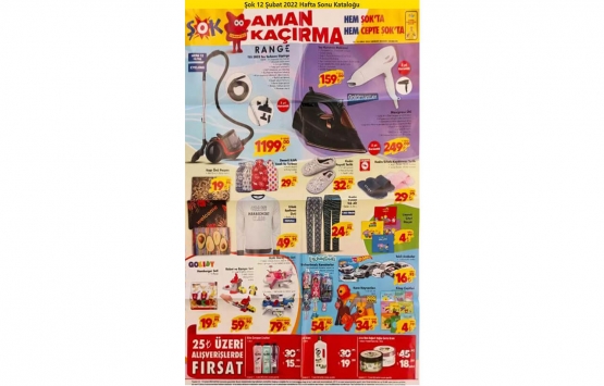 ŞOK 12-15 Şubat 2022 aktüel ürünler kataloğu! Bu fiyatlara şok olacaksınız!