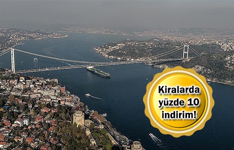 İstanbul'da kira fiyatları yüzde 25 geriledi!
