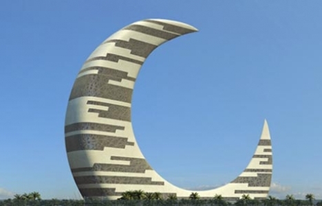 Crescent Moon Tower, Dubai nin simgesi olacak!