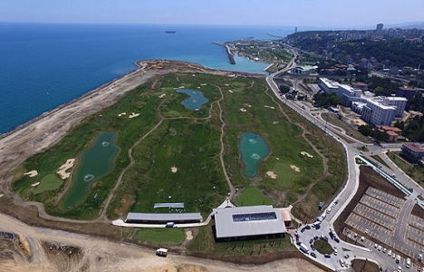 Samsun golf sahası bu akşam açılacak!