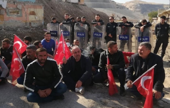 Hasankeyf'te konut mağdurlarından basın açıklaması!