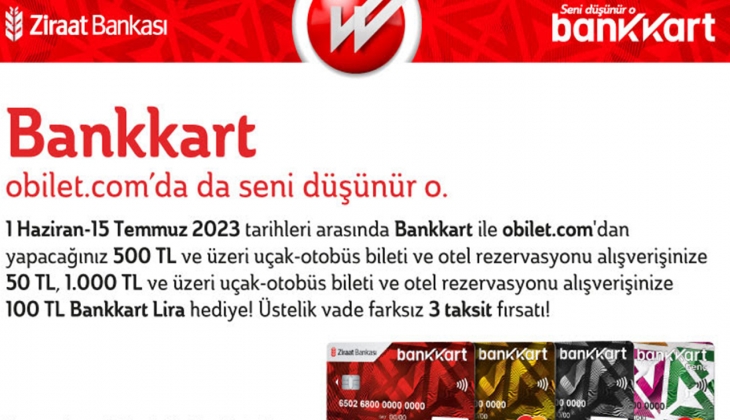 Ziraat Bankası tatil yapacaklar için 150 TL seyahat desteği veriyor! Son başvuru 15 Temmuz 2023
