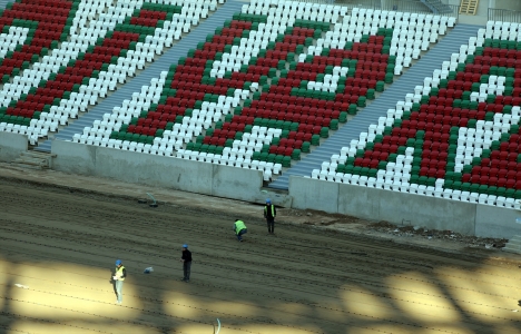 Diyarbakır Stadı nın yüzde 92 si tamam!