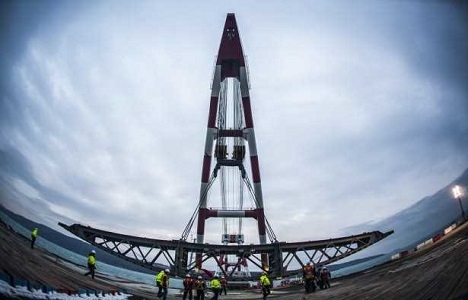 3.Köprü de 5.tabliyenin yerleştirme işlemi tamamlandı!