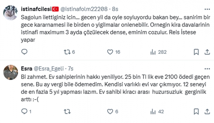 Gazeteci Emin Pazarcı: Bakan Tunç, kira davalarını hızlanması için yeni tedbirler alınacağını söyledi!