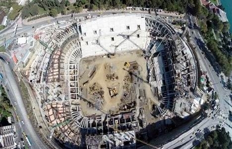 Vodafone Arena inşaatının son hali!