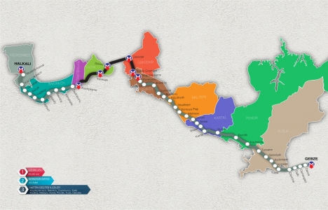 İstanbul da inşaatı devam eden 18 metro hattı haritası!