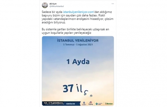 İstanbul da kentsel dönüşüm çalışmaları hız kesmiyor!