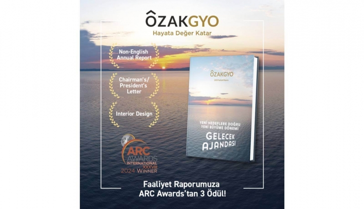 Özak GYO Oscar niteliğinde üç ödül birden kazandı!