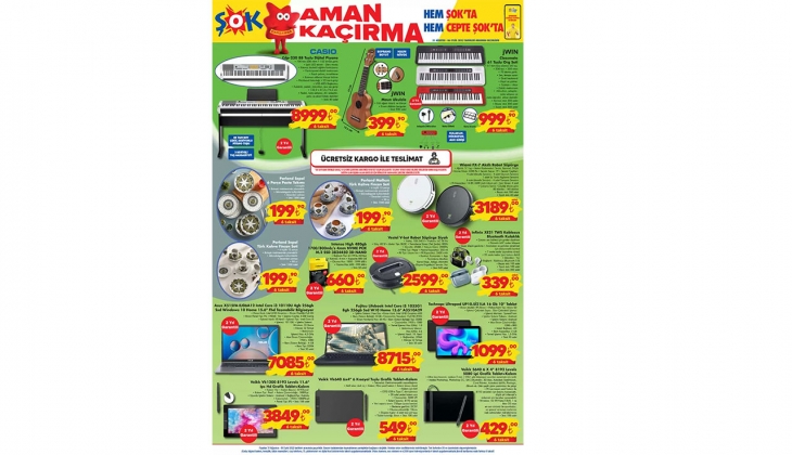 ŞOK market 31 Ağustos indirimli fiyat listesi… ŞOK Market’te bu hafta robot süpürge şenliği var!