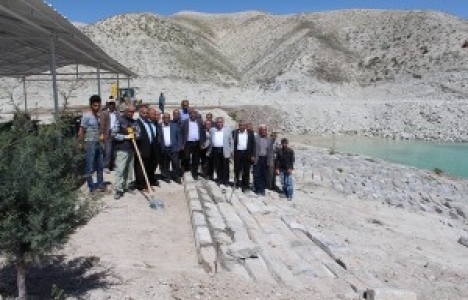 Samsat Atatürk Baraj Gölü kıyısında dinlenme tesisi yapılacak!