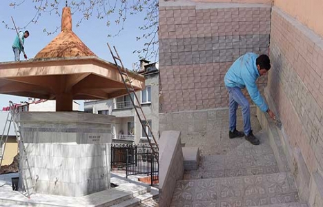 Giresun Osmaniye Camisi'nin etrafı yenileniyor!