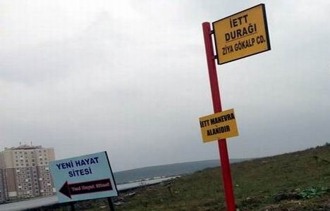 Ispartakule yeni İETT duraklarına kavuştu!