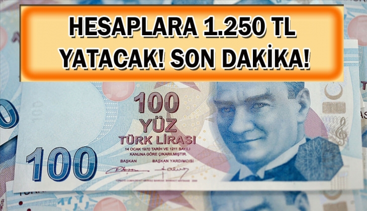 12 ay boyunca tam tamına 1.250 lira alacaksınız! Hesaplara peş peşe yatıyor! Sakın kaçırmayın!