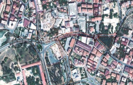 Halkalı'da meydan düzenlemesi başladı!