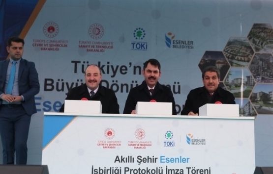 TOKİ Esenler 1. Etap 1. Bölge nin temeli atıldı!