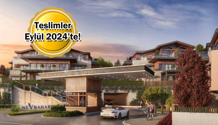 Nevbahar Kemer Konakları satışta! Kemerburgaz'a 137 yeni konut geliyor!