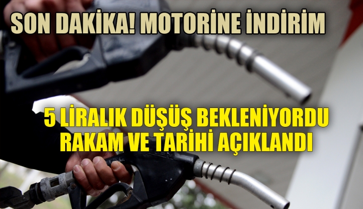 Motorine bayram indiriminin miktarı ve tarihi belli oldu! 5 liralık indirim açıklaması