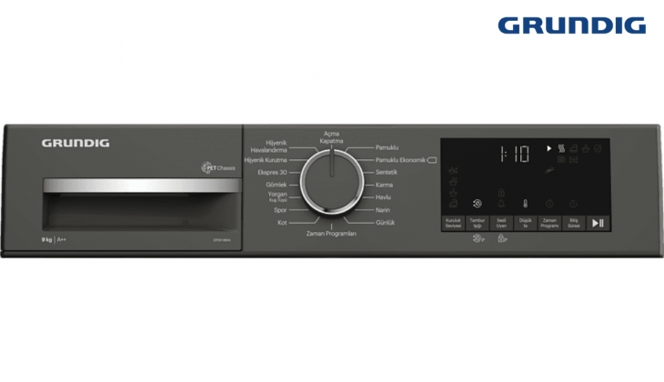 MediaMarkt’ta Grundig GPDH 9644 A++ Enerji Sınıfı 9kg Kurutma Makinesi 9 taksit imkânıyla satışa sunuldu!