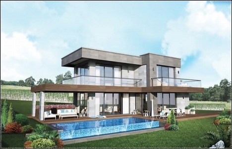 Hezarfen Villaları nda 1 milyon 50 bin TL ye! Yeni proje!