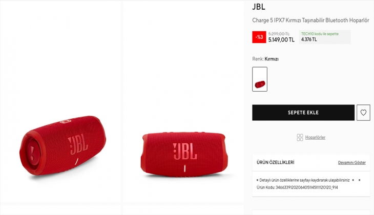 Beymen.com’da teknoloji ürünlerinde sepette yüzde 15 indirim fırsatı. İşte 22 Eylül 2022 Beymen indirimli fiyat listesi