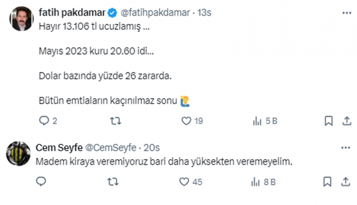 Ofis kiraları da uçtu: 1 yıldır kiralanamayan ofisin kirası 40 binden 50 bin TL ye çıktı! 