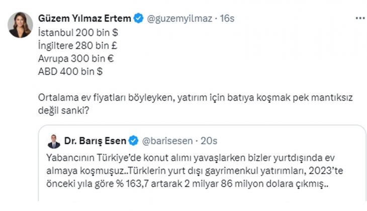 İstanbul da ortalama ev fiyatları 200 bin, ABD de 400 bin dolar! Yatırım için batıya koşmak mantıklı mı?
