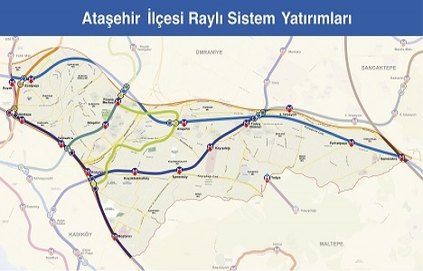 İşte İstanbul un raylı sistem haritası!