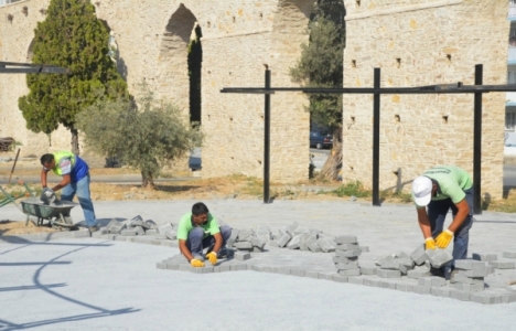 Kuşadası Tarihi Su Kemeri Parkı yenileniyor!