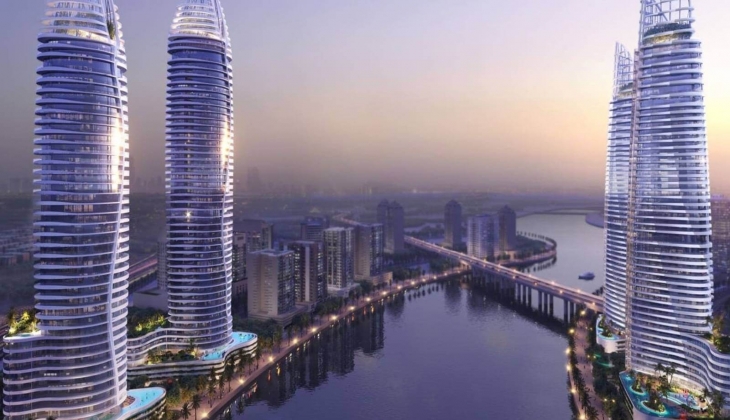 Dubai Canal Crown yüzde  20 ön ödeme fırsatıyla satışta! Yeni proje!