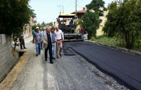 Hatay Arsuz'daki asfalt çalışmaları tamamlanıyor!